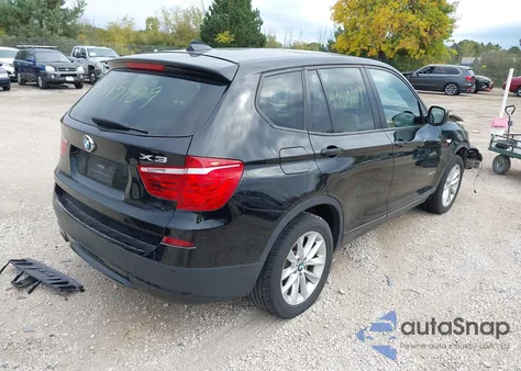 2014 BMW X3 xDrive28I z USA, uszkodzony, nr VIN 5UXWX9C51E0D26965